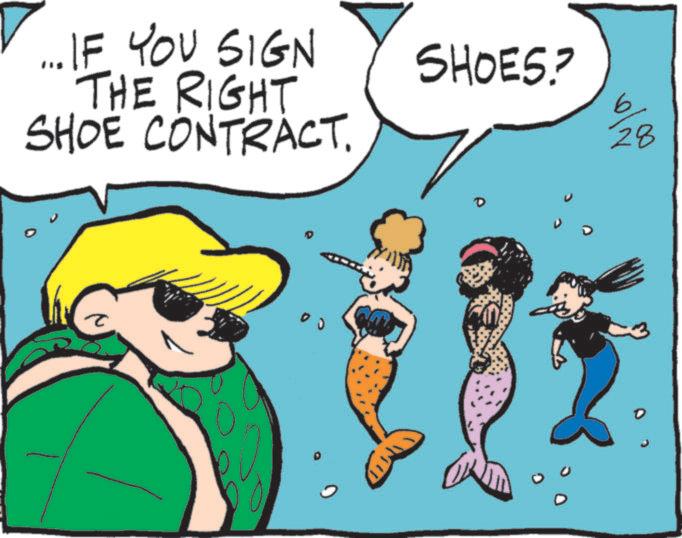 Line art OCR: ... IF YOU SIGN THE RIGHT SHOE CONTRACT. ? 00 SHOES? b 28 ... IF YOU SIGN THE RIGHT SHOE CONTRACT . ? 00 SHOES ? b 28