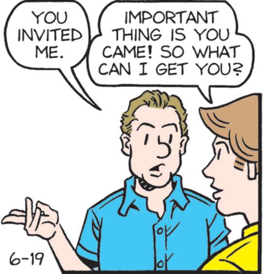 Graphics OCR: YOU INVITED ME. IMPORTANT THING IS YOU CAME! SO WHAT CAN I GET YOU? 6-19 of ? YOU INVITED ME . IMPORTANT THING IS YOU CAME ! SO WHAT CAN I GET YOU ? 6-19 of ?