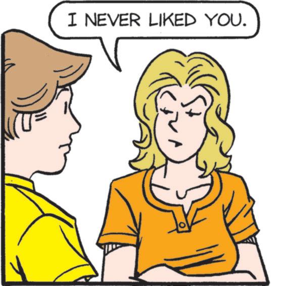 Animated cartoon OCR: I NEVER LIKED YOU. I NEVER LIKED YOU .