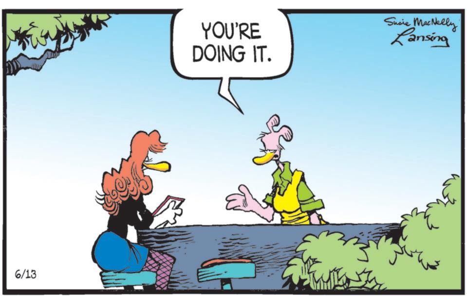 Comic book OCR: 6/13 YOU'RE DOING IT. Sucie MacNelly Lansing 6/13 YOU'RE DOING IT . Sucie MacNelly Lansing