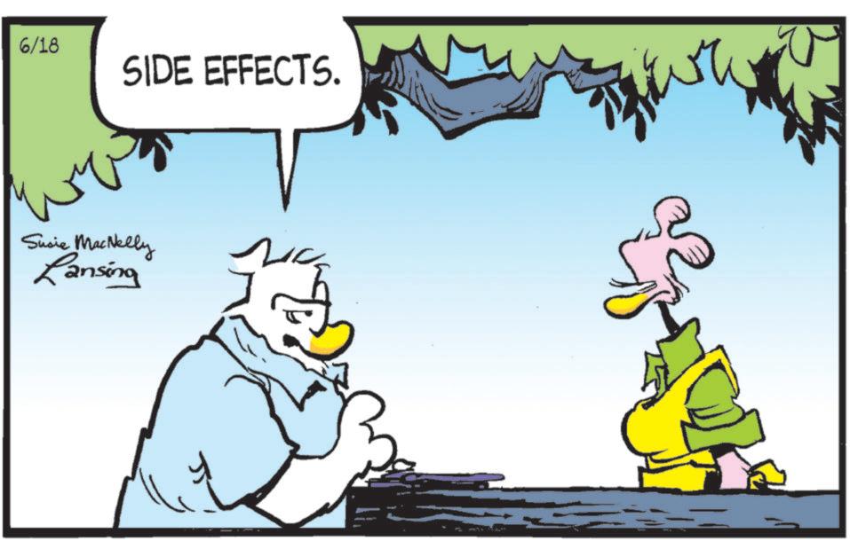 Bird OCR: 6/18 SIDE EFFECTS. Susie MacNelly Lansing 6/18 SIDE EFFECTS . Susie MacNelly Lansing
