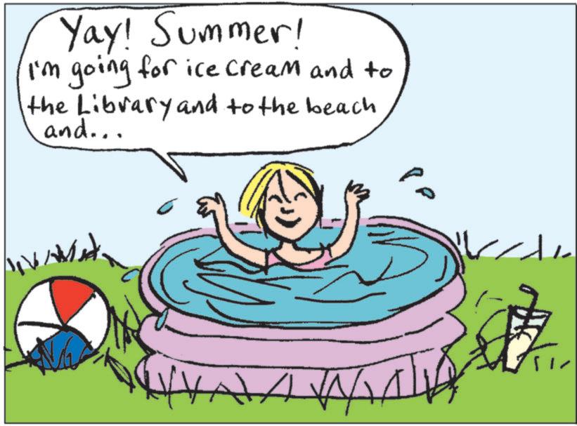 Swimming OCR: Yay! Summer! I'm going for ice cream and to the Library and to the beach and... YAAWI Yay ! Summer ! I'm going for ice cream and to the Library and to the beach and ... YAAWI