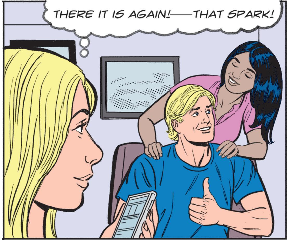 Animation OCR: THERE IT IS AGAIN!—THAT SPARK! THERE IT IS AGAIN ! —THAT SPARK !