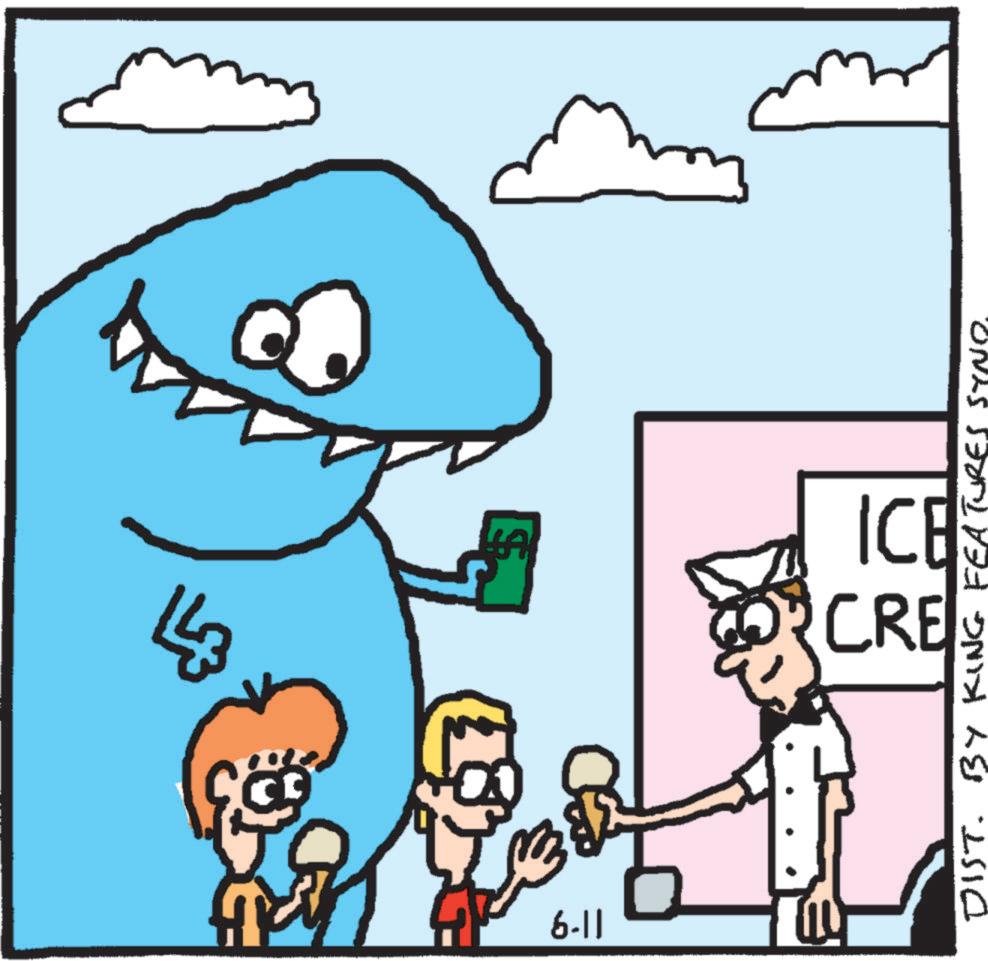 Graphics OCR: 143 6-11 $ CRE ICE DIST. BY KING FEATURES 143 6-11 $ CRE ICE DIST . BY KING FEATURES