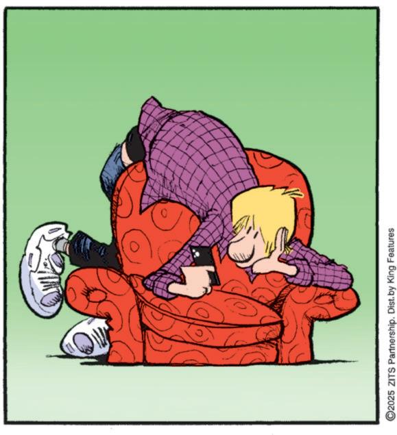 Sleep OCR: ©2025 ZITS Partnership. Dist. by King Features © 2025 ZITS Partnership . Dist . by King Features