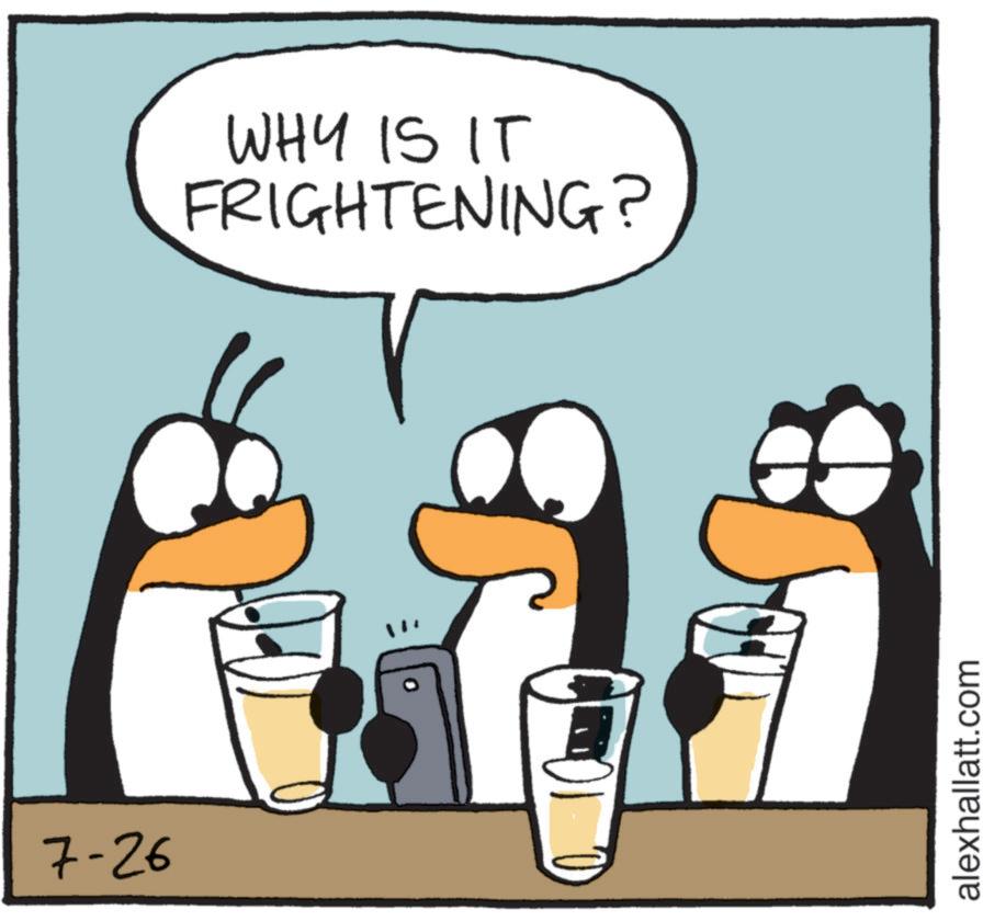Penguin OCR: 7-26 WHY IS IT FRIGHTENING? alexhallatt.com 7-26 WHY IS IT FRIGHTENING ? alexhallatt.com