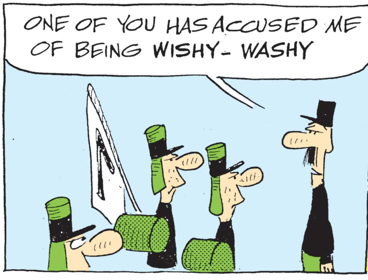 Animation OCR: ONE OF YOU HAS ACCUSED ME OF BEING WISHY- WASHY 11 with E ONE OF YOU HAS ACCUSED ME OF BEING WISHY- WASHY 11 with E