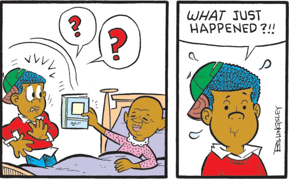 Graphics OCR: ? ? WHAT JUST HAPPENED?!! s BILLINGSLEY ? ? WHAT JUST HAPPENED ? !! s BILLINGSLEY