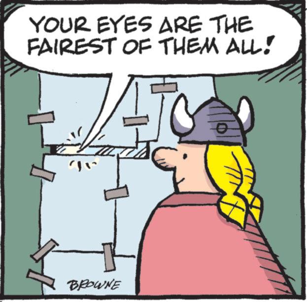 Graphics OCR: YOUR EYES ARE THE FAIREST OF THEM ALL! ?? BROWNE H YOUR EYES ARE THE FAIREST OF THEM ALL ! ?? BROWNE H