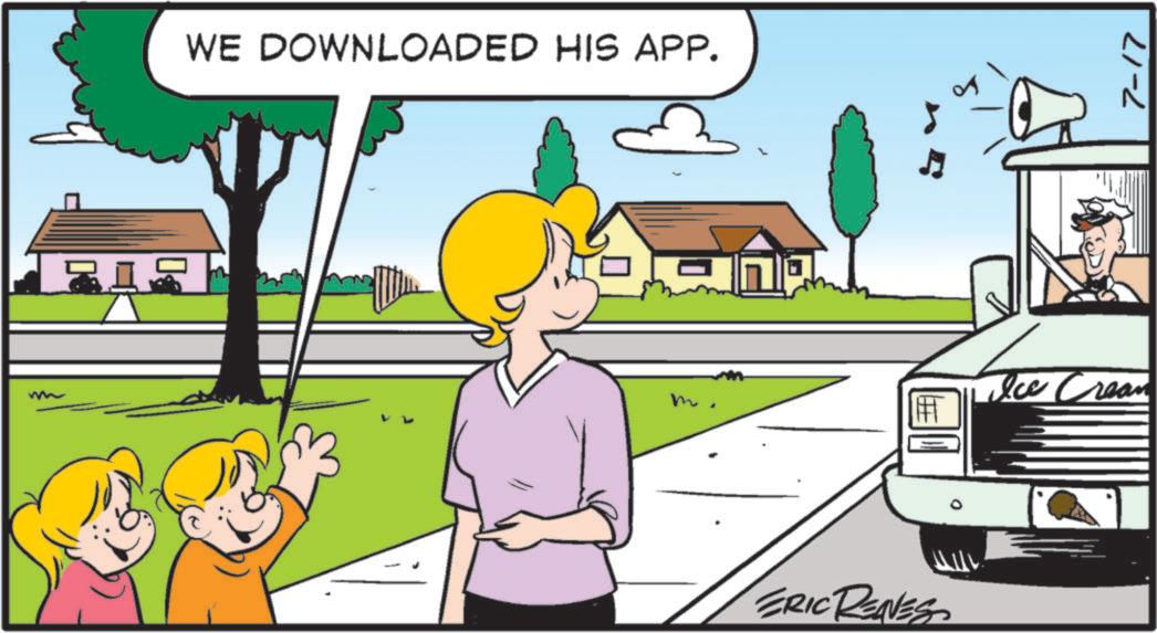 Clip art OCR: w WE DOWNLOADED HIS APP. m ? ERIC RENES Ice Crean 7-17 w WE DOWNLOADED HIS APP . m ? ERIC RENES Ice Crean 7-17