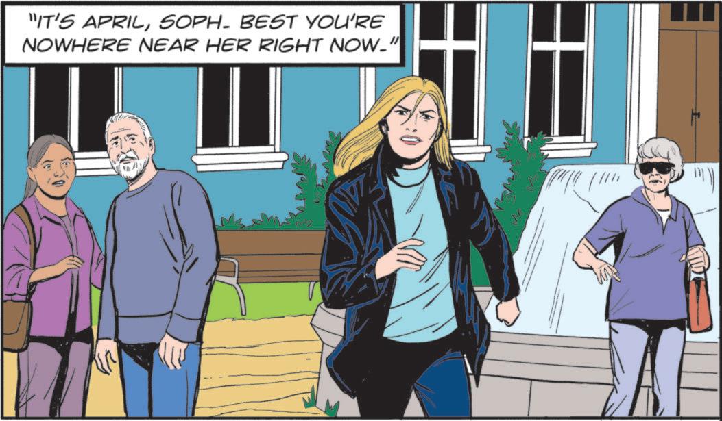Fiction OCR: "IT'S APRILSOPH- BEST YOU'RE NOWHERE NEAR HER RIGHT NOW." M ?? " IT'S APRILSOPH- BEST YOU'RE NOWHERE NEAR HER RIGHT NOW . " M ??