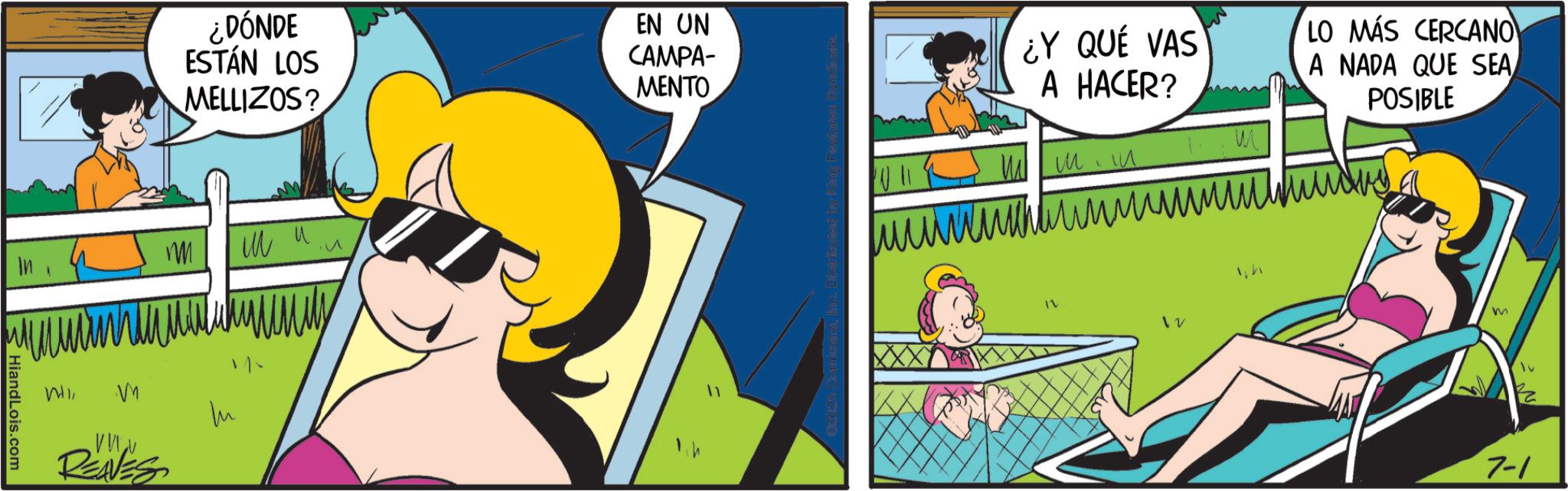 Clip art OCR: In HiandLois.com ¿DÓNDE ESTÁN LOS MELLIZOS? ?? ? ? ? M REAVES m EN UN CAMPA- MENTO ¿Y QUÉ VAS A HACER? ?? ?? LO MÁS CERCANO A NADA QUE SEA POSIBLE 12 v ? M Iv 7-1 In HiandLois.com ¿ DÓNDE ESTÁN LOS MELLIZOS ? ?? ? ? ? M REAVES m EN UN CAMPA- MENTO ¿ Y QUÉ VAS A HACER ? ?? ?? LO MÁS CERCANO A NADA QUE SEA POSIBLE 12 v ? M Iv 7-1