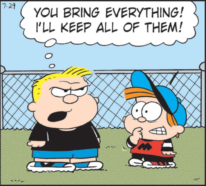 Comic book OCR: 7.29 YOU BRING EVERYTHING! I'LL KEEP ALL OF THEM! 7.29 YOU BRING EVERYTHING ! I'LL KEEP ALL OF THEM !