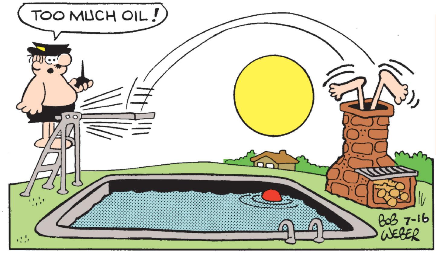 Graphics OCR: TOO MUCH OIL! B0B 7-16 WEBER TOO MUCH OIL ! B0B 7-16 WEBER