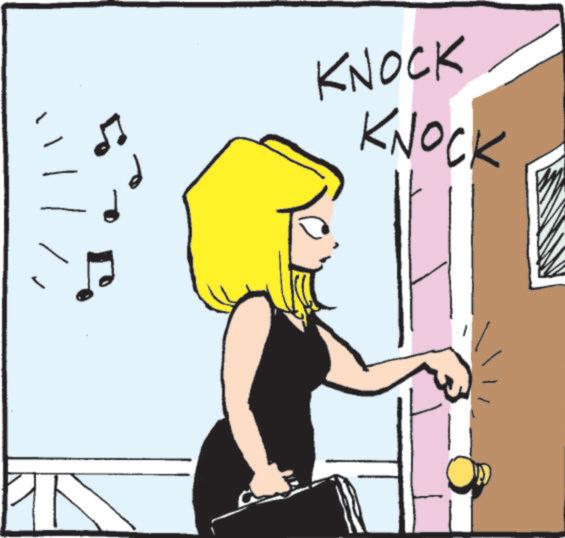 Clip art OCR: 5 KNOCK KNOCK 5 KNOCK KNOCK