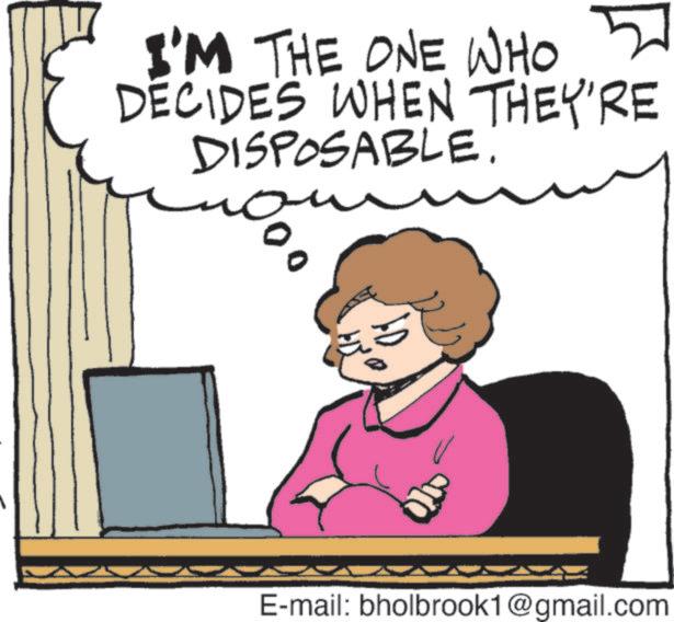 Animated cartoon OCR: I'M THE ONE WHO 2 DECIDES WHEN THEY'RE DISPOSABLE: E-mail: bholbrook1@gmail.com I'M THE ONE WHO 2 DECIDES WHEN THEY'RE DISPOSABLE : E - mail : bholbrook1@gmail.com