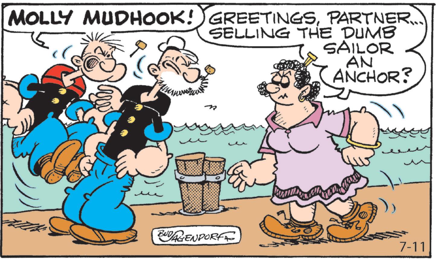 Happiness OCR: MOLLY MUDHOOK! GREETINGSPARTNER... SELLING THE DUMB SAILOR ?? n AN ANCHOR? BUDAGENDORFF 7-11 MOLLY MUDHOOK ! GREETINGSPARTNER ... SELLING THE DUMB SAILOR ?? n AN ANCHOR ? BUDAGENDORFF 7-11
