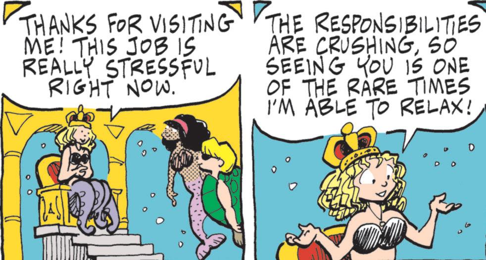 Comic book OCR: THANKS FOR VISITING ME! THIS JOB IS REALLY STRESSFUL RIGHT NOW. THE RESPONSIBILITIES ARE CRUSHINGSO SEEING YOU IS ONE OF THE RARE TIMES I'M ABLE TO RELAX! THANKS FOR VISITING ME ! THIS JOB IS REALLY STRESSFUL RIGHT NOW . THE RESPONSIBILITIES ARE CRUSHINGSO SEEING YOU IS ONE OF THE RARE TIMES I'M ABLE TO RELAX !