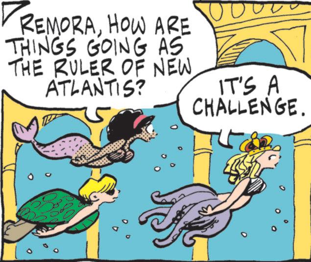 Graphics OCR: REMORAHOW ARE THINGS GOING AS THE RULER OF NEW ATLANTIS? IT'S A CHALLENGE. 0 REMORAHOW ARE THINGS GOING AS THE RULER OF NEW ATLANTIS ? IT'S A CHALLENGE . 0