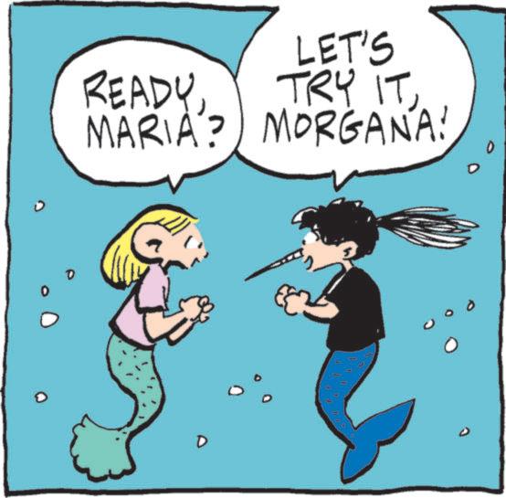Animation OCR: READY LET'S TRY ITMARIA? MORGANA! READY LET'S TRY ITMARIA ? MORGANA !