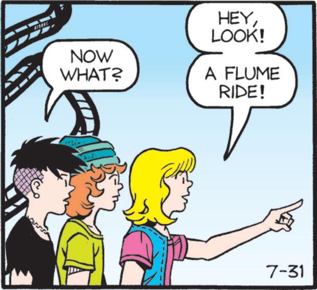 Comic book OCR: HEYLOOK! NOW WHAT? A FLUME RIDE! 7-31 HEYLOOK ! NOW WHAT ? A FLUME RIDE ! 7-31