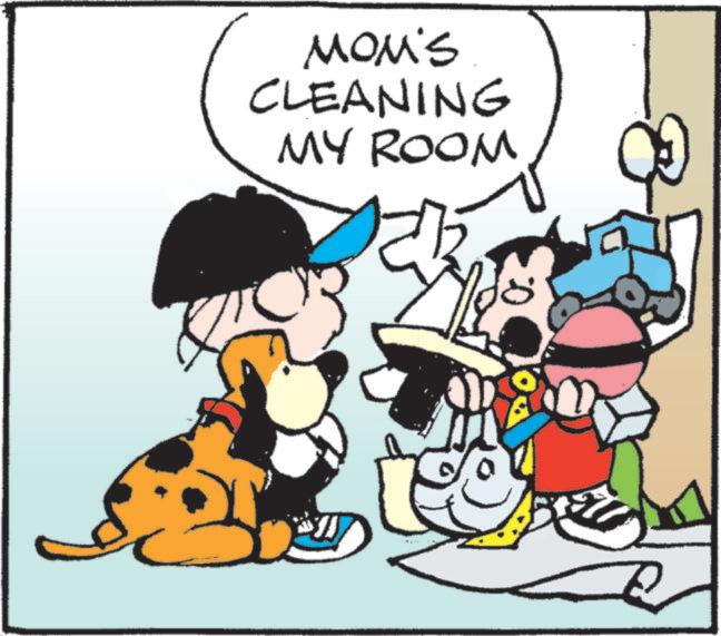 Graphics OCR: MOM'S CLEANING MY ROOM E MOM'S CLEANING MY ROOM E