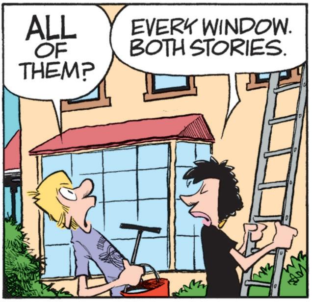 Photo caption OCR: ALL EVERY WINDOW. OF THEM? BOTH STORIES. D ALL EVERY WINDOW . OF THEM ? BOTH STORIES . D