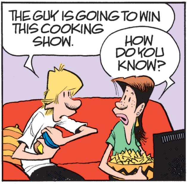 Comics OCR: THE GUY IS GOING TO WIN THIS COOKING SHOW. HOW DOKOU KNOW? THE GUY IS GOING TO WIN THIS COOKING SHOW . HOW DOKOU KNOW ?