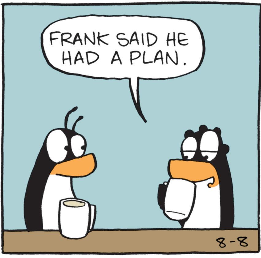 Penguin OCR: FRANK SAID HE HAD A PLAN. 8-8 FRANK SAID HE HAD A PLAN . 8-8