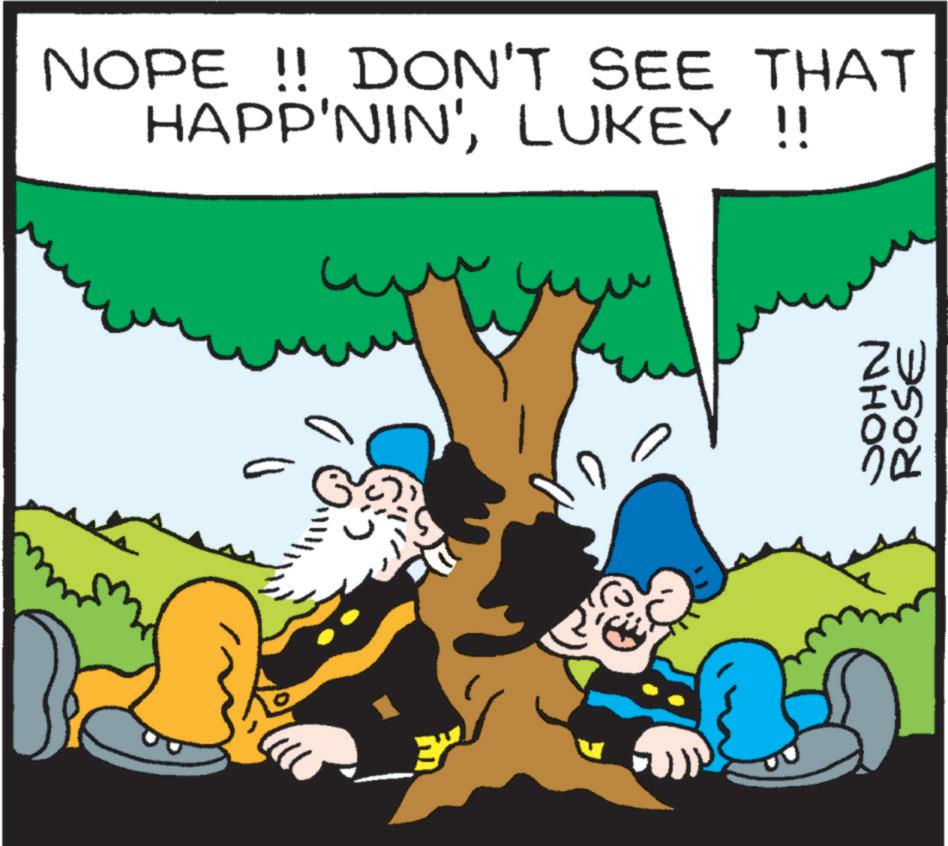 Comic book OCR: NOPE!! DON'T SEE THAT HAPP'NIN'LUKEY!! NHOC 0 ROSE NOPE !! DON'T SEE THAT HAPP'NIN 'LUKEY !! NHOC 0 ROSE
