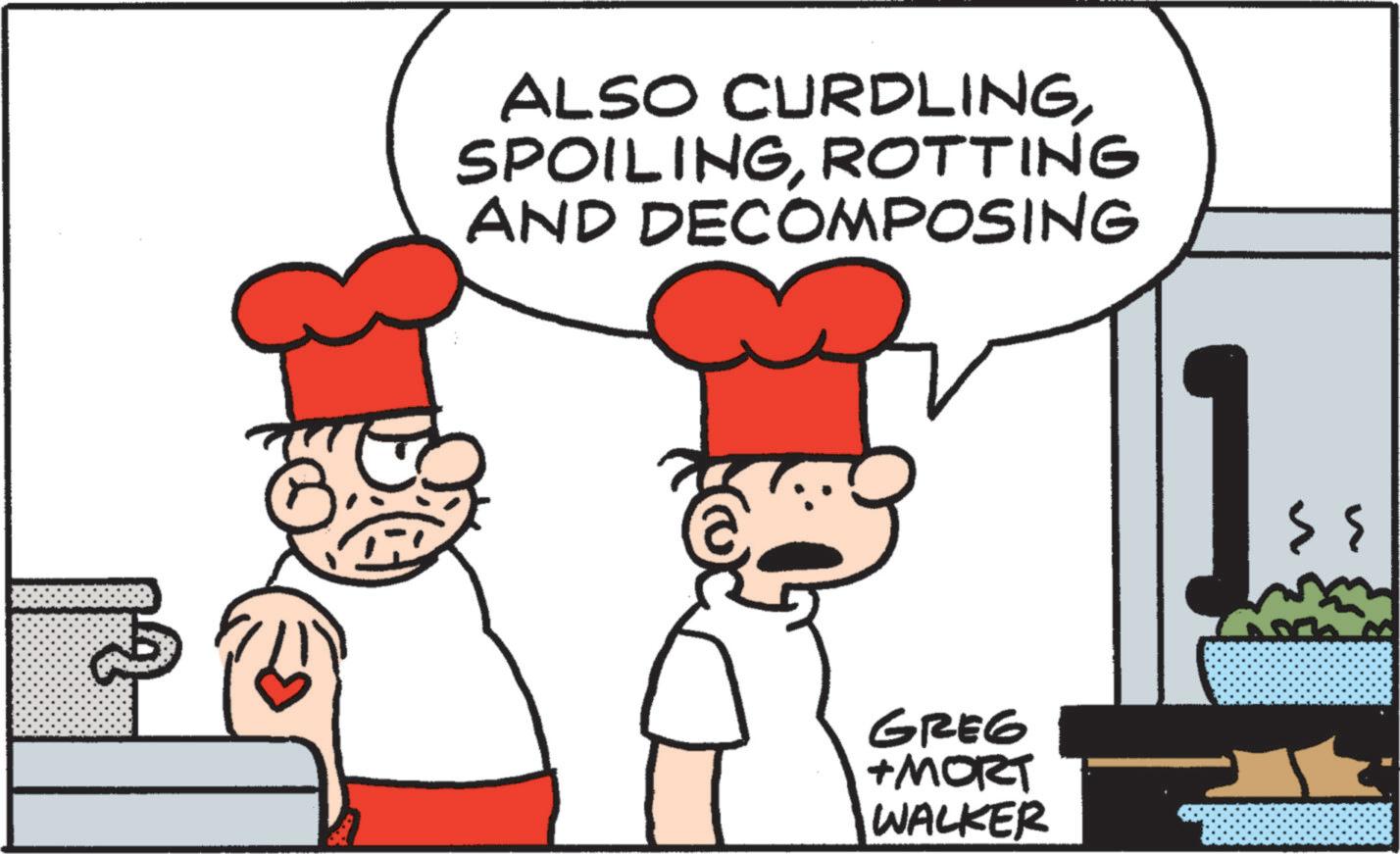 Cook OCR: ALSO CURDLINGROTTING AND DECOMPOSING GREG +MORT WALKER ALSO CURDLINGROTTING AND DECOMPOSING GREG + MORT WALKER