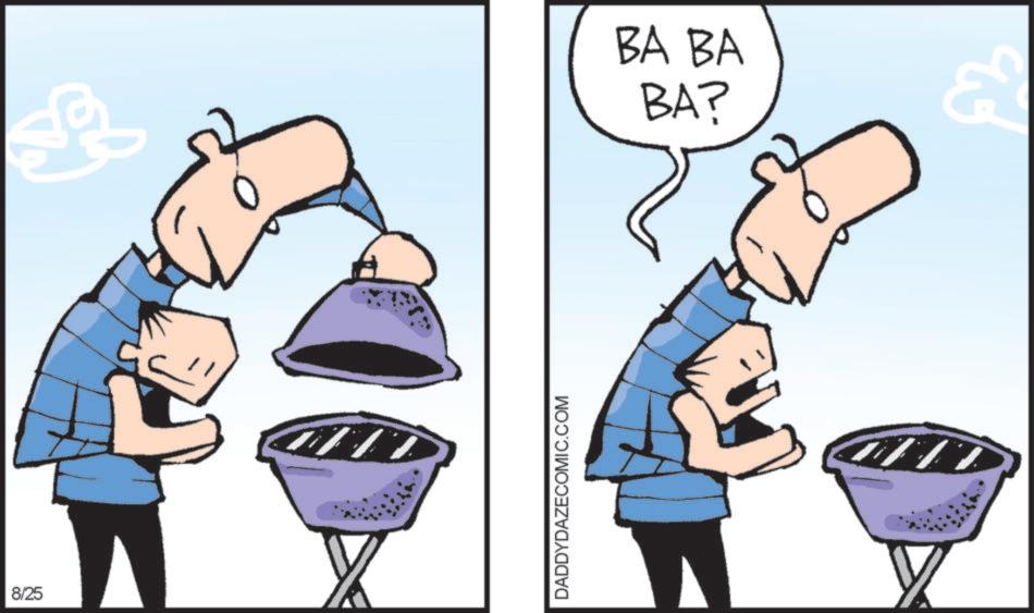 Clip art OCR: 8/25 DADDYDAZECOMIC.COM BA BA BA? 8/25 DADDYDAZECOMIC.COM BA BA BA ?