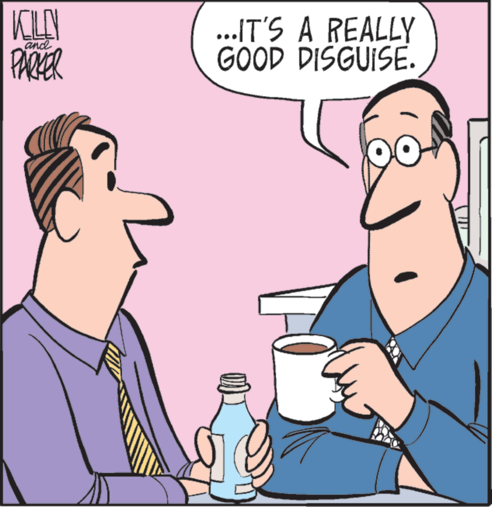 Fiction OCR: KOLLY ...IT'S A REALLY and PARKER GOOD DISGUISE. KOLLY ... IT'S A REALLY and PARKER GOOD DISGUISE .