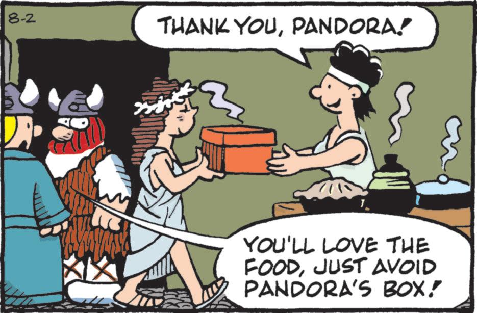 Fictional character OCR: 8-2 THANK YOUPANDORA! ?· YOU'LL LOVE THE FOODJUST AVOID PANDORA'S BOX! 8-2 THANK YOUPANDORA ! ? · YOU'LL LOVE THE FOODJUST AVOID PANDORA'S BOX !