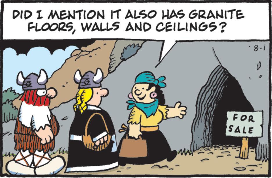 Comic book OCR: DID I MENTION IT ALSO HAS GRANITE FLOORSWALLS AND CEILINGS? .8-1 FOR SALE ? DID I MENTION IT ALSO HAS GRANITE FLOORSWALLS AND CEILINGS ? .8-1 FOR SALE ?