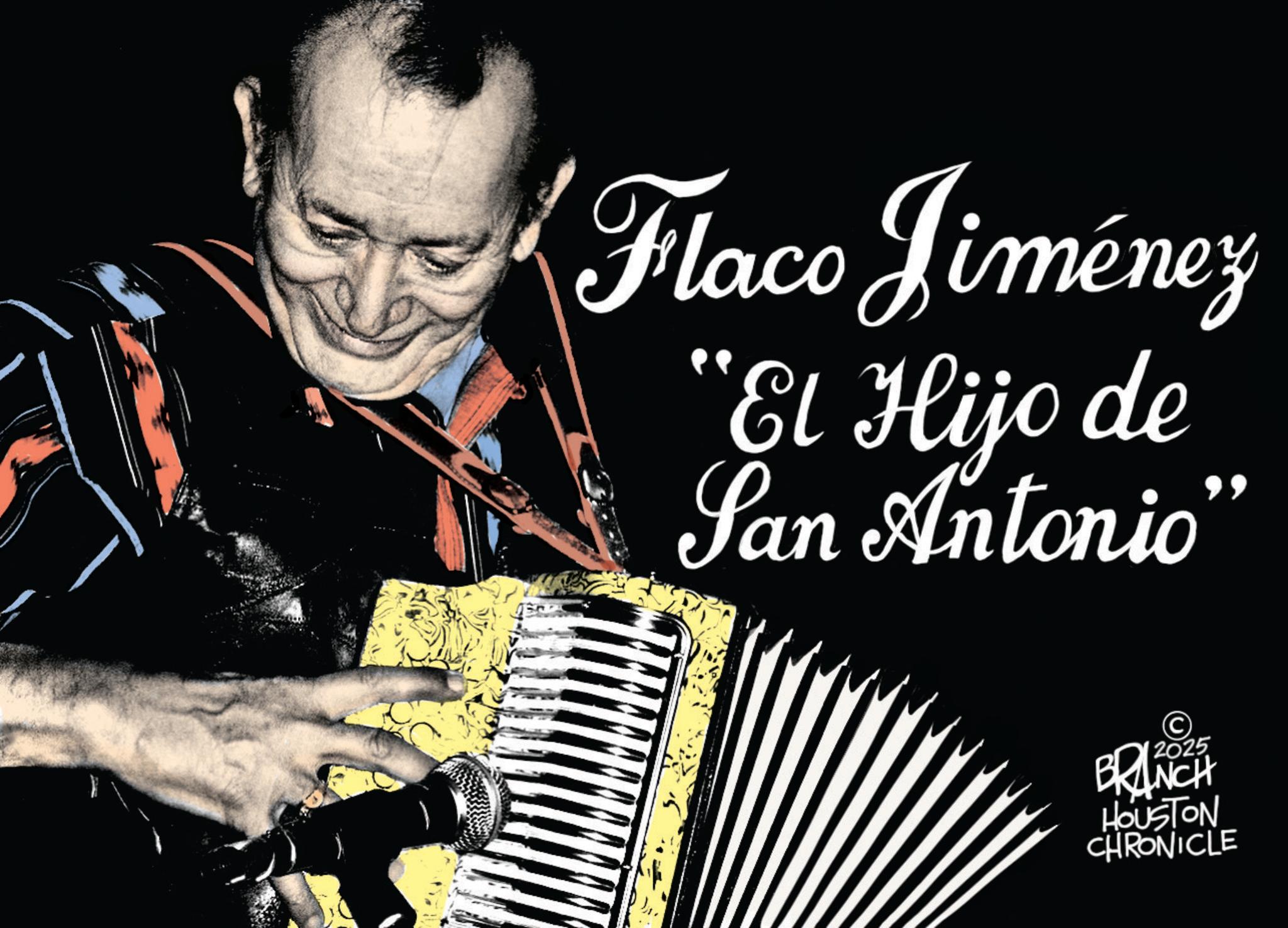 Trikiti OCR: Flaco Jiménez El Hijo de San Antonio" © BRANCH HOUSTON CHRONICLE Flaco Jiménez El Hijo de San Antonio " © BRANCH HOUSTON CHRONICLE