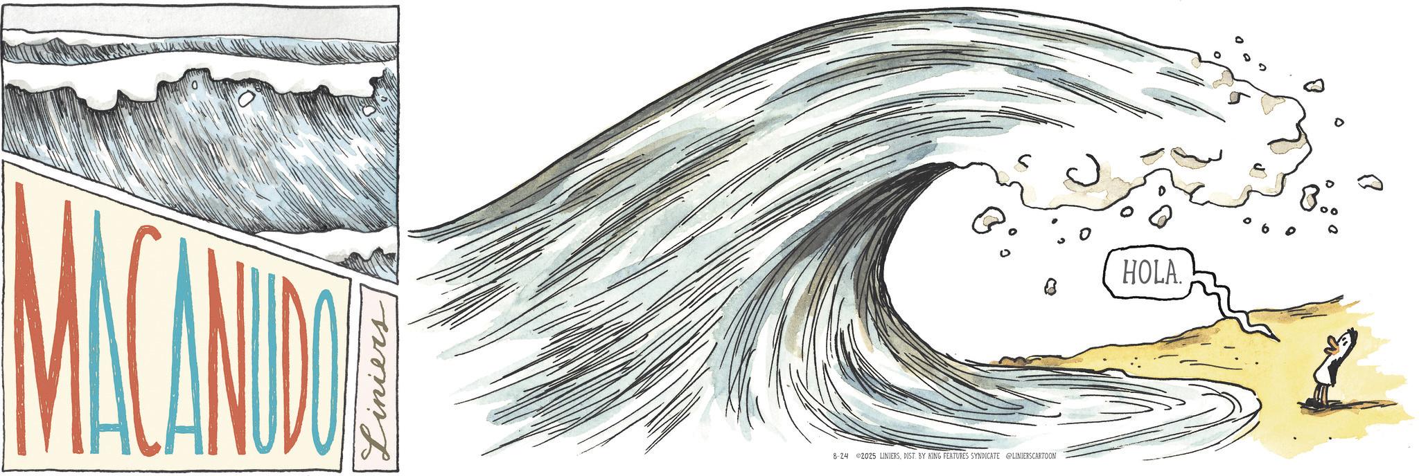Wind wave OCR: 0 Liniers 8-24 2025 LINIERSDIST. BY KING FEATURES SYNDICATE @LINIERSCARTOON HOLA 60 8. 0 0 Liniers 8-24 2025 LINIERSDIST . BY KING FEATURES SYNDICATE @LINIERSCARTOON HOLA 60 8 . 0