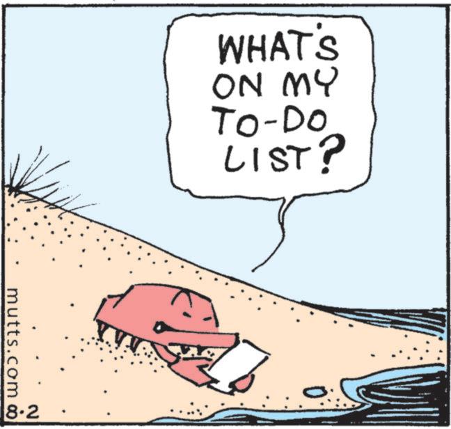 Illustration OCR: mutts.com WHAT'S ON MY To-Do LIST? 18.2 mutts.com WHAT'S ON MY To - Do LIST ? 18.2