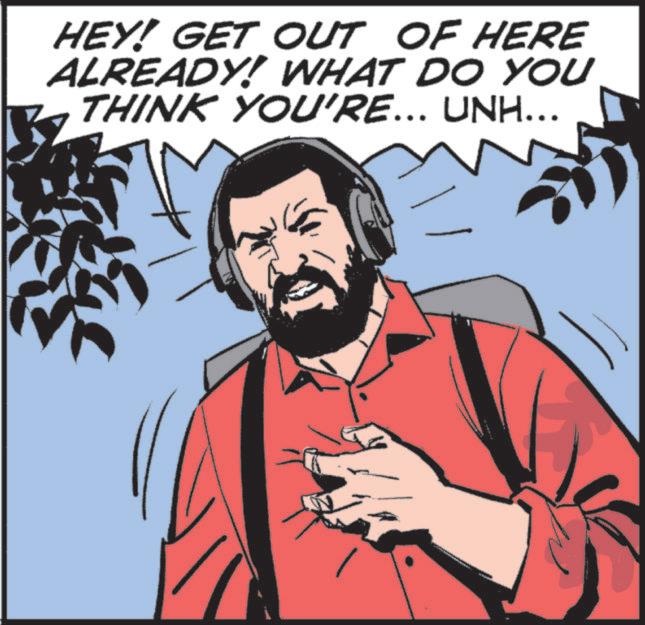 Comics OCR: HEY! GET OUT OF HERE ALREADY! WHAT DO YOU THINK YOU'RE... UNH... ?? HEY ! GET OUT OF HERE ALREADY ! WHAT DO YOU THINK YOU'RE ... UNH ... ??