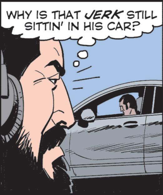 Comic book OCR: WHY IS THAT JERK STILL SITTIN' IN HIS CAR? C WHY IS THAT JERK STILL SITTIN ' IN HIS CAR ? C