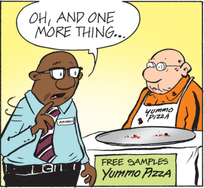 Happiness OCR: OHAND ONE MORE THING... MANAGI yummo PIZZA FREE SAMPLES Yummo PIZZA OHAND ONE MORE THING ... MANAGI yummo PIZZA FREE SAMPLES Yummo PIZZA