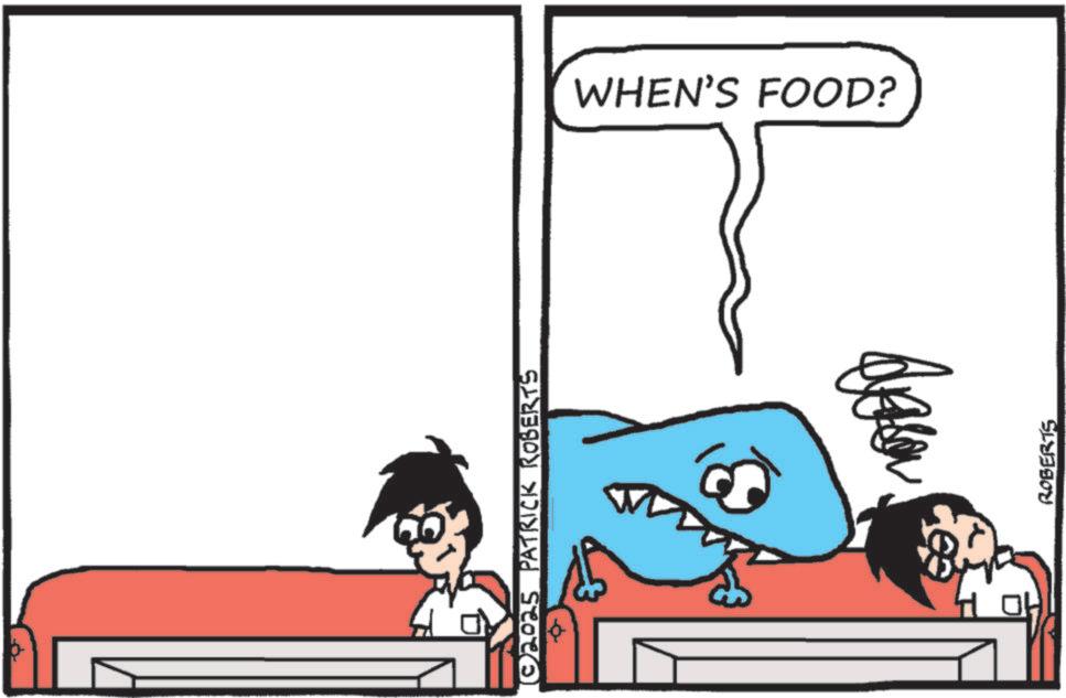 Animation OCR: 02025 PATRICK ROBERTS ROBERTS WHEN'S FOOD? 02025 PATRICK ROBERTS ROBERTS WHEN'S FOOD ?