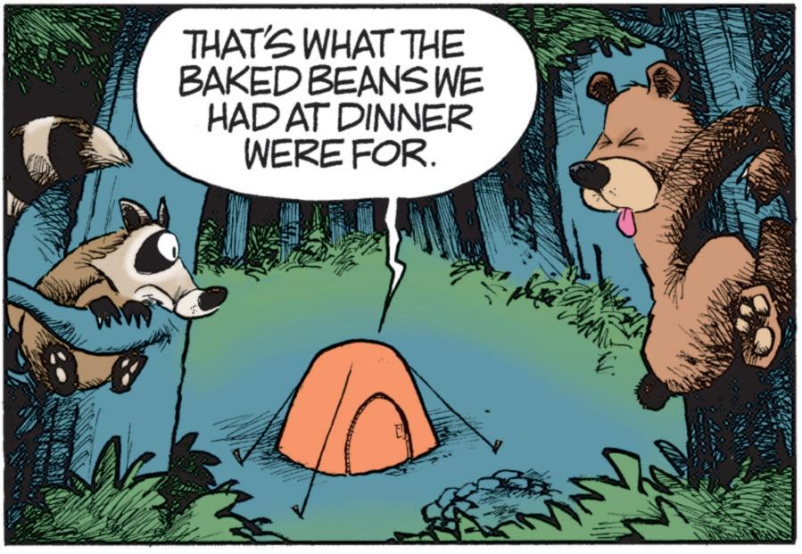 Brown bear OCR: THAT'S WHAT THE BAKED BEANS WE HAD AT DINNER WERE FOR. THAT'S WHAT THE BAKED BEANS WE HAD AT DINNER WERE FOR .