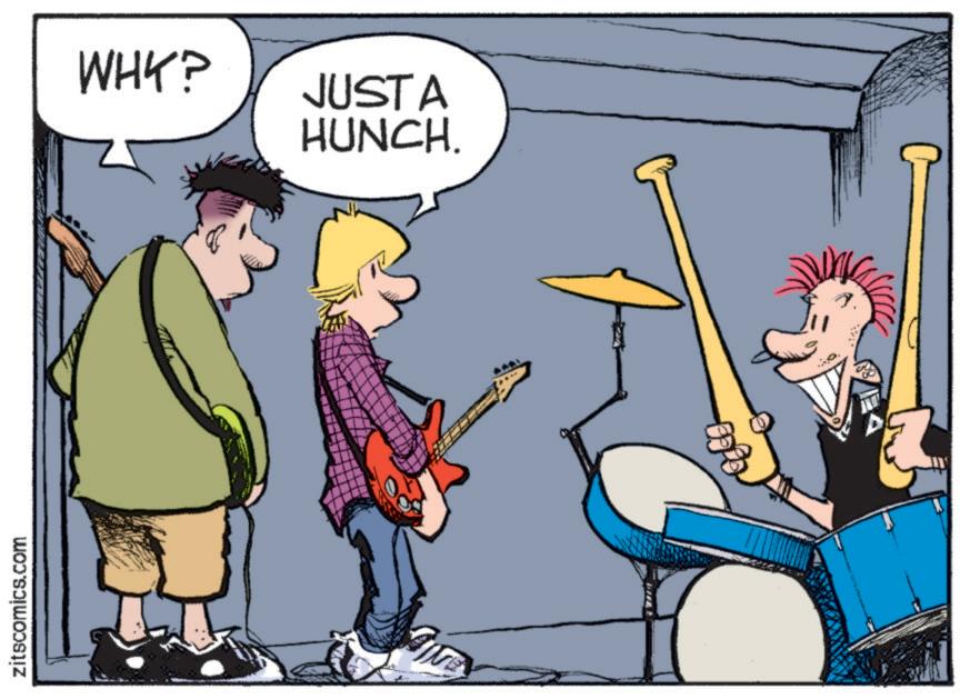 Graphics OCR: zitscomics.com WHY? JUSTA HUNCH. M zitscomics.com WHY ? JUSTA HUNCH . M