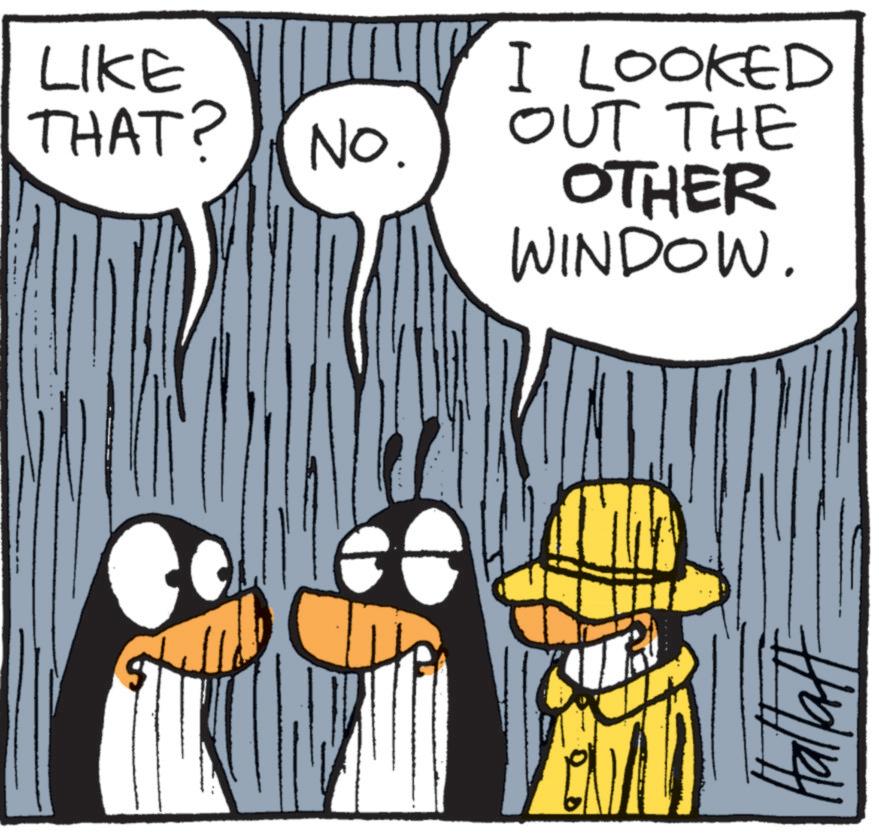 Flightless bird OCR: LIKE THAT? No. I LOOKED OUT THE OTHER WINDOW. #0/194 LIKE THAT ? No. I LOOKED OUT THE OTHER WINDOW . # 0 / 194