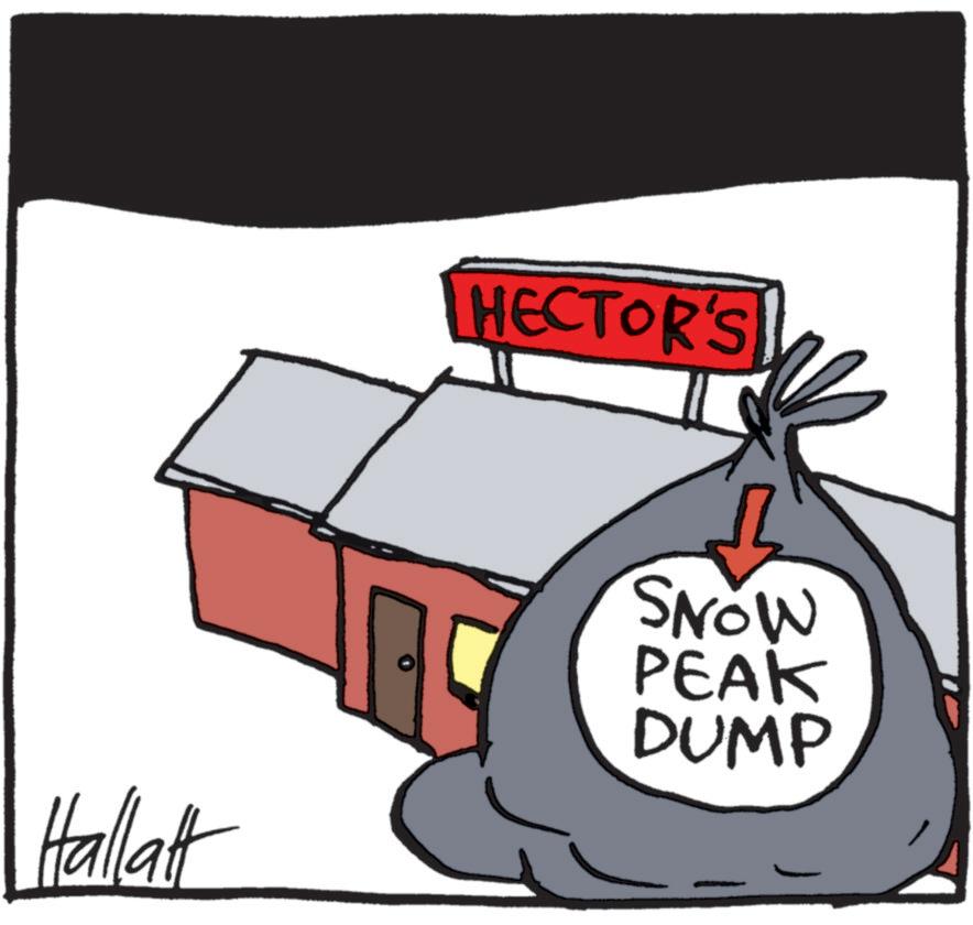 Fiction OCR: Hallatt HECTOR'S SNOW PEAK DUMP Hallatt HECTOR'S SNOW PEAK DUMP