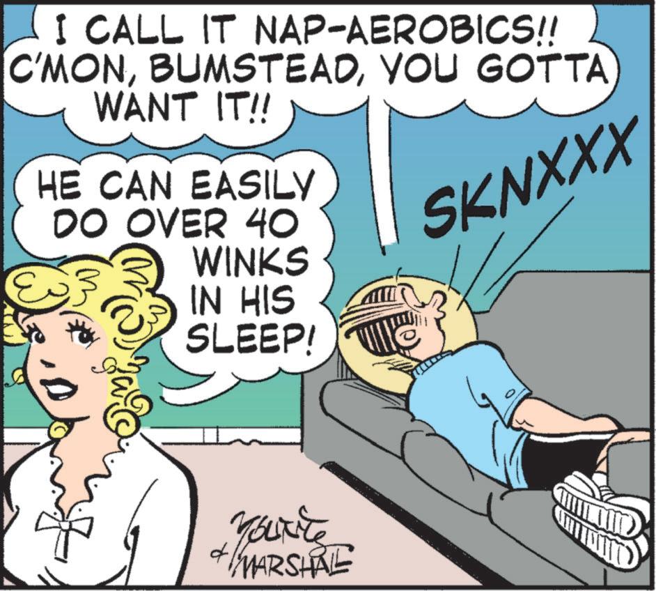 Animation OCR: ( I CALL IT NAP-AEROBICS!! C'MONYOU GOTTA WANT IT!! HE CAN EASILY DO OVER 40 WINKS IN HIS SLEEP! SKNXXX + YouT + MARSHAL ( I CALL IT NAP - AEROBICS !! C'MONYOU GOTTA WANT IT !! HE CAN EASILY DO OVER 40 WINKS IN HIS SLEEP ! SKNXXX + YouT + MARSHAL