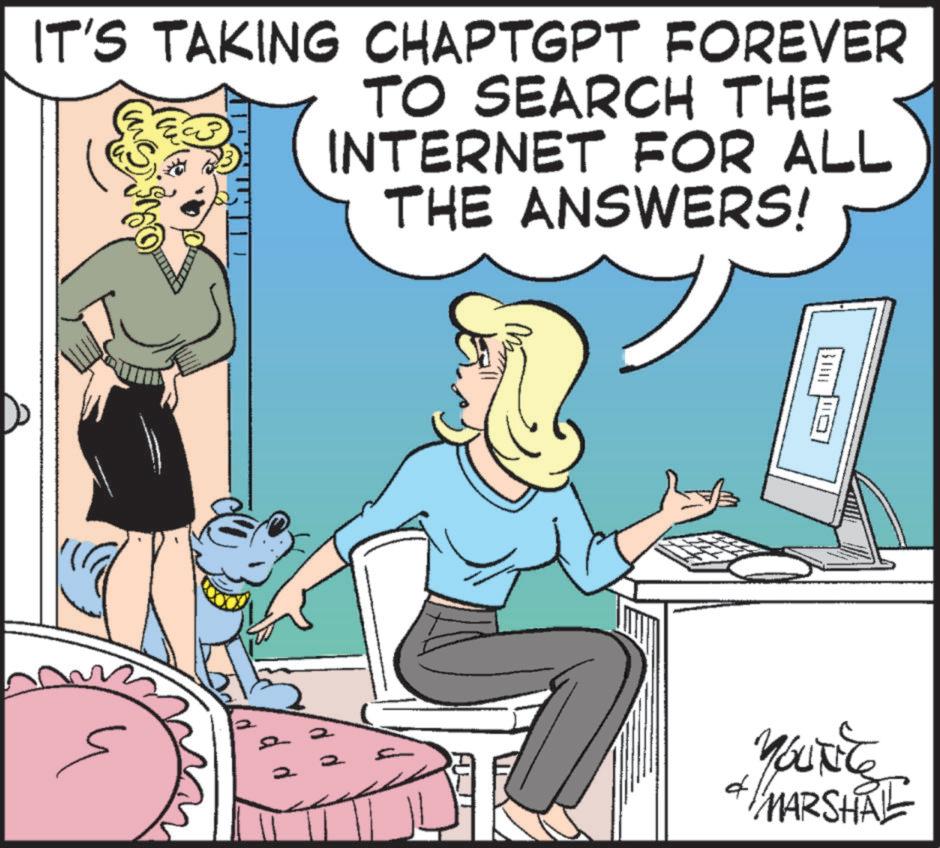 Publication OCR: IT'S TAKING CHAPTGPT FOREVER TO SEARCH THE INTERNET FOR ALL THE ANSWERS! STHE YOUNIC + MARSHAL d IT'S TAKING CHAPTGPT FOREVER TO SEARCH THE INTERNET FOR ALL THE ANSWERS ! STHE YOUNIC + MARSHAL d
