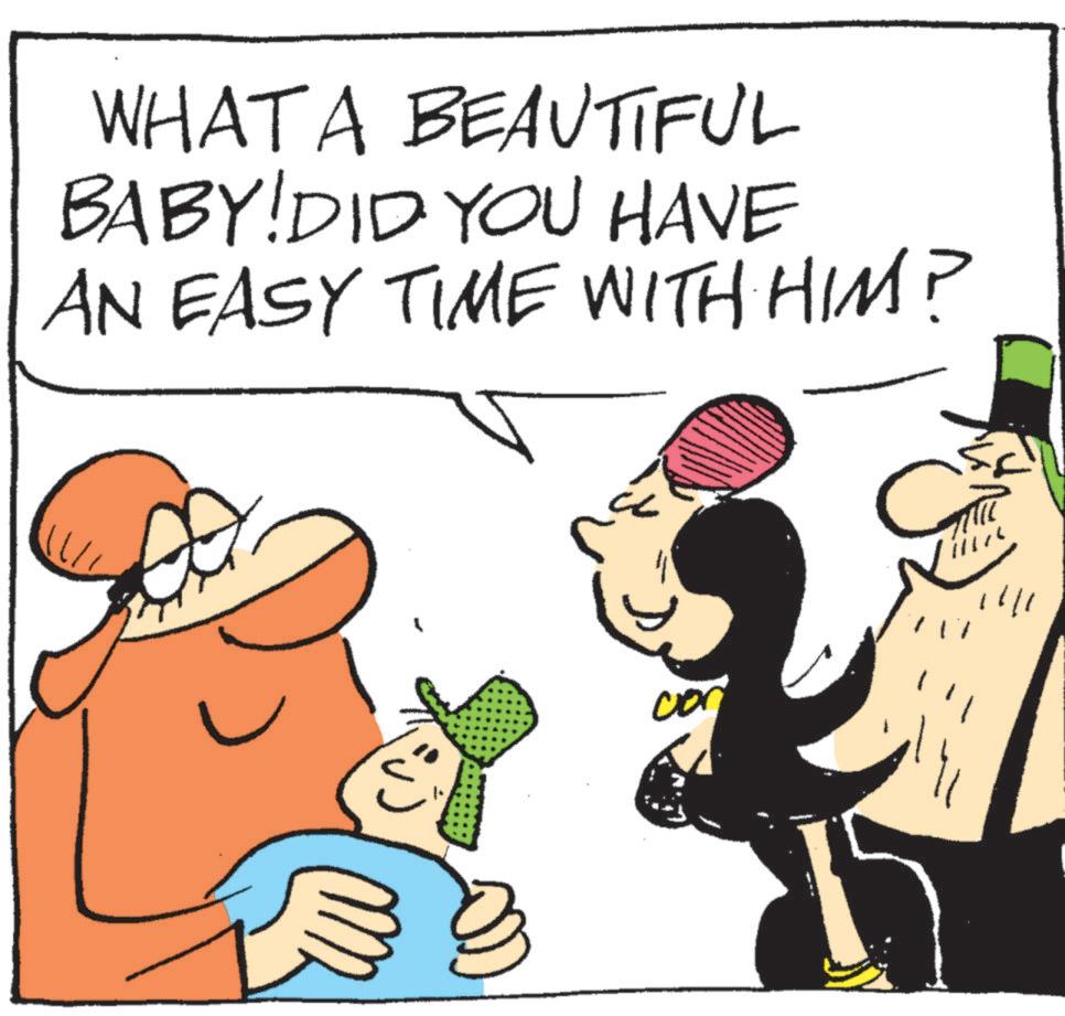 Animation OCR: WHAT A BEAUTIFUL BABY! DID YOU HAVE AN EASY TIME WITH HIM? con 11/1 WHAT A BEAUTIFUL BABY ! DID YOU HAVE AN EASY TIME WITH HIM ? con 11/1