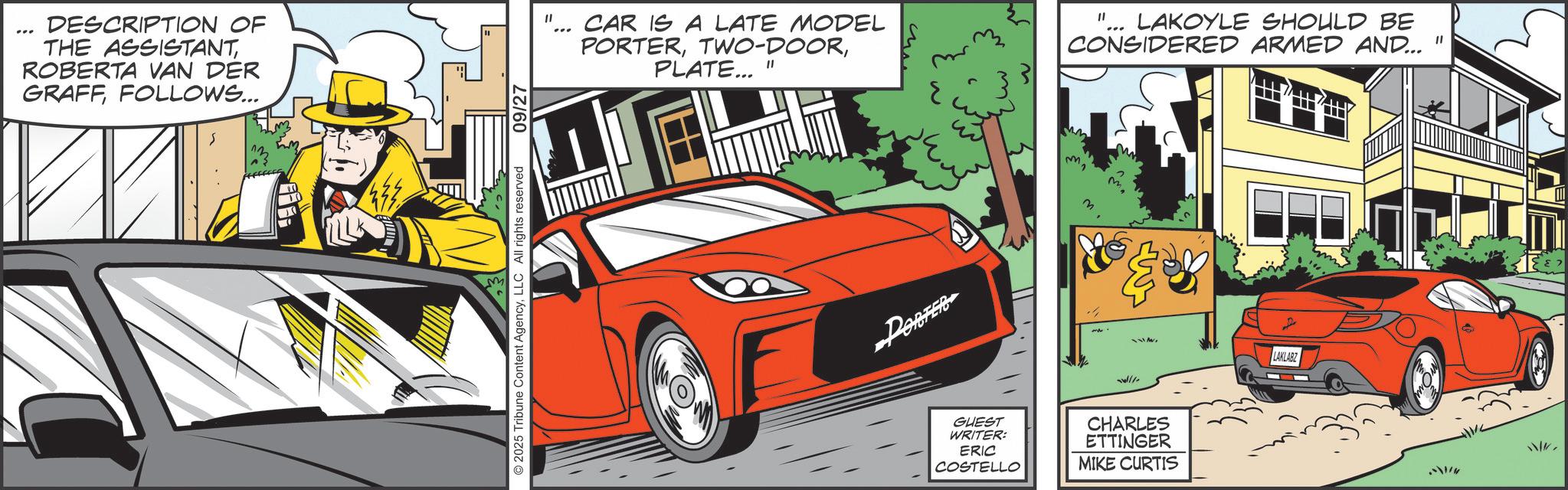 Supercar OCR: DESCRIPTION OF THE ASSISTANT ROBERTA VAN DER GRAFFFOLLOWS... S 2025 Tribune Content AgencyLLC All rights reserved 09/27 CAR IS A LATE MODEL PORTERPLATE..." LAKOYLE SHOULD BE CONSIDERED ARMED AND... " GUEST WRITER: ERIC COSTELLO CHARLES ETTINGER MIKE CURTIS LAKLABZ DESCRIPTION OF THE ASSISTANT ROBERTA VAN DER GRAFFFOLLOWS ... S 2025 Tribune Content AgencyLLC All rights reserved 09/27 CAR IS A LATE MODEL PORTERTWO - DOORPLATE ... " LAKOYLE SHOULD BE CONSIDERED ARMED AND ... " GUEST WRITER : ERIC COSTELLO CHARLES ETTINGER MIKE CURTIS LAKLABZ